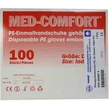 PARAM PE-Einmalhandschuhe gehämmert Damen 100 St.