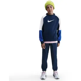 Nike Sportswear Dri-FIT Crew Neck Trainingsanzug Kinder 410 - midnight navy/white/game royal/white M (137-147 cm)