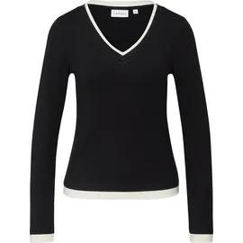 Comma, Langarmshirt Schwarz 34