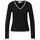 Comma, Langarmshirt Schwarz 34