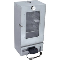 Nischenmarkt Räucherofen/Räucherschrank Edelstahl mit Sichtscheibe [ mit 2,0 kw Elektro Set ]