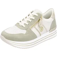 REMONTE Damen D1327 Sneaker Low, Weiss 80, 38 EU