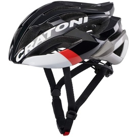 Cratoni C-Bolt Helm black/white glossy (110401D1/110401D2/110401D3)