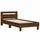 vidaXL Bettgestell 100 x 200 cm Braun