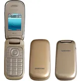 Samsung GT-E1272 Gold Dual Sim Klapphandy Tastenhandy Werkshandy ohne Kamera - Gold