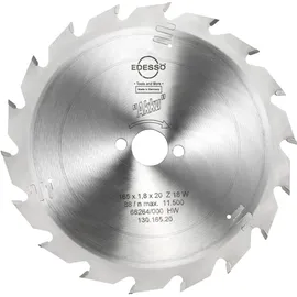 Edessö Handkreissägeblatt Akku 165 x 1,8 x 20 mm Z18 W