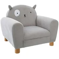 Atmosphera Créateur d'intérieur Sessel mit Rückenlehne Katze, grau