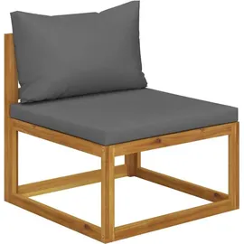 vidaXL 11-tlg. Garten-Lounge-Set mit Auflagen Massivholz Akazie