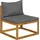 vidaXL 11-tlg. Garten-Lounge-Set mit Auflagen Massivholz Akazie