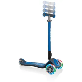 GLOBBER Elite Deluxe mit Leuchtrollen Blau