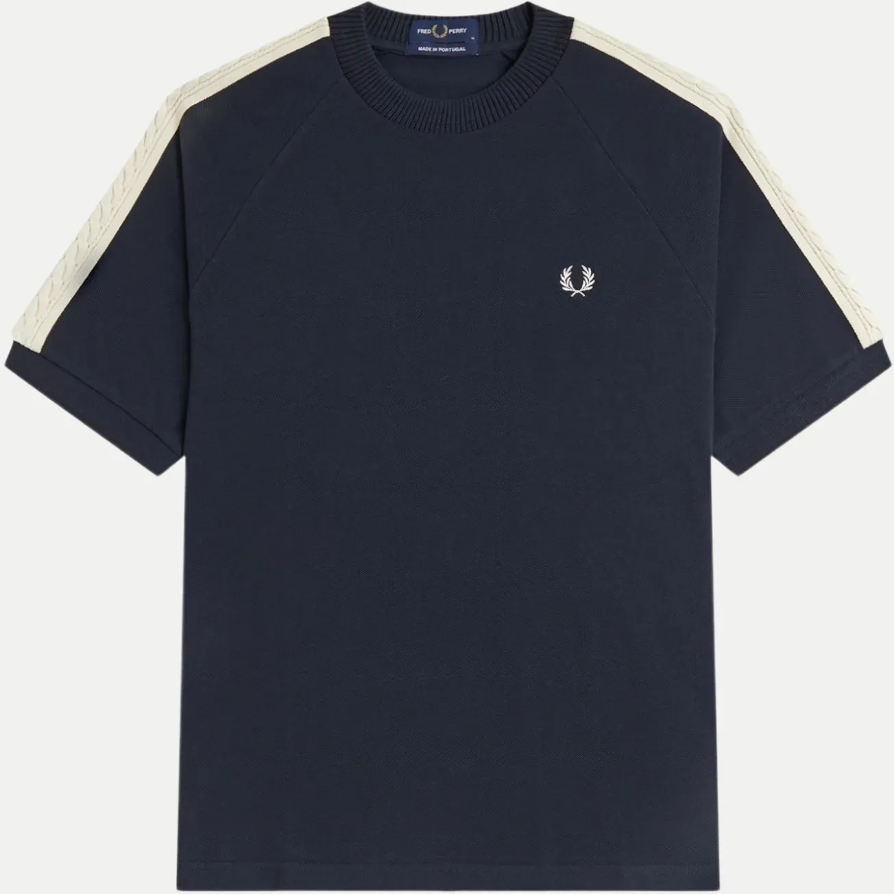 T-Shirt Cable Taped Blau XL