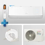 HANTECH 12000 BTU 3,6 kW Split Klimaanlage mit Frisch Luftzufuhr mit 3 m Leitung + Halter + Wifi