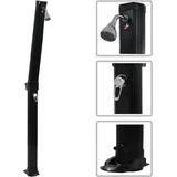 Solardusche Klappbar Schwarz 214 Cm 23 L