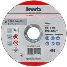 KWB Trennscheibe 125 mm