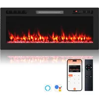Goplus Elektrokamin 50" Schwarz