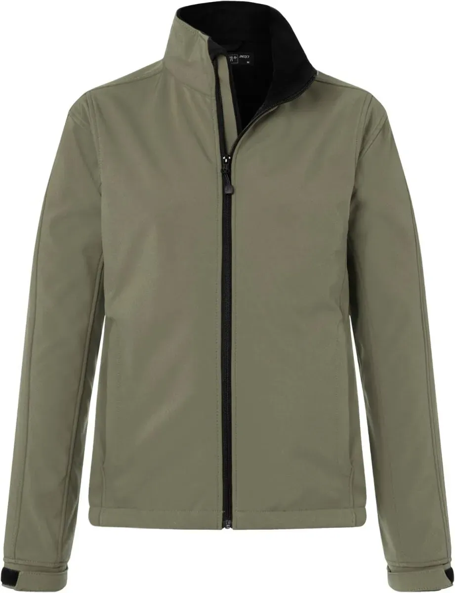 James & Nicholson Damen 3-Lagen Softshell Jacke Softshell-Jacke JN137 olive L