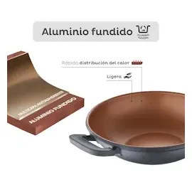 San Ignacio | Antihaft-Wok Ø32cm Bronze