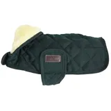 Kentucky Hundejacke Hundemantel Schwarz 28-33 cm