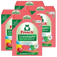 FROSCH Frosch Granatapfel Bunt-Waschpulver 1,35 kg - Mit fruchtigem Duft (4er Colorwaschmittel