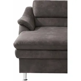 sit&more Wohnlandschaft SIT & MORE "Cardoso U-Form", grau (anthrazit), B:324cm H:90cm T:90cm, Luxus-Microfaser 1 (100% Polyester);Luxus-Microfaser 2 (100% Polyester);Luxus-Microfaser ALTARA NUBUCK (100% Polyester), Sofas, Wohnlandschaft, mit Federkern und
