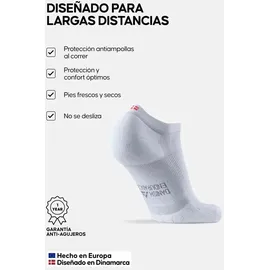 Danish Endurance Long Distance Sportsocken 3-Paar Blau/Grau/Grün/Schwarz 43-47