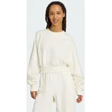 adidas Weiches Lux Loose Sweatshirt Off White XXL