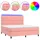 vidaXL Boxspringbett 180 x 200 cm Rosa