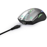 uRage Reaper 515 Illuminated Gaming Mouse schwarz/transparent, USB (217843)