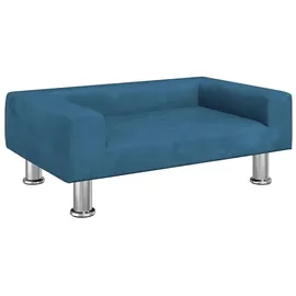 vidaXL Kindersofa vidaXL 70 x 45 x 26,5 cm Kiefer blau