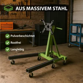 Trutzholm Werkstattkran Stahl Tragkraft 900 kg grün