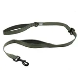 duvoplus duvoplus, Leine mit reflektierenden Nähbändern, Ultimate Fit on-The-Road, Größe 130 cm – 16 mm, Undercover Green, Ultimativer Komfort mit Sicherheitsgurtzunge