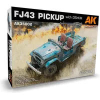 AK Interactive 35002 FJ43 Pickup w/DShKM 1:35 Plastic Model