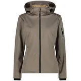 CMP 39a5006m Softshelljacke - Mel / Black Sesame - S