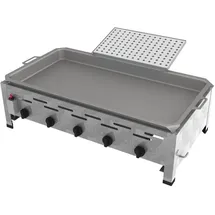 ChattenGlut Gasbräter 5-flammig 980 x 530 x 270 cm Edelstahl inkl. Reibekuchen-Aufsatz