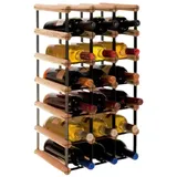 Proregal Weinregal Braun, Holz, Kiefer, Rechteckig, 32.5x62.5x24.5 cm, Wohnzimmer, Regale, Weinregale