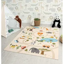 The CarPET Happy Life« rechteckig 4 mm Höhe Life Kinderzimmer Spielteppich pflegeleicht