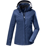 KILLTEC Damen Funktionsjacke/Outdoorjacke mit abzippbarer Kapuze - Kurzgröße KOS 133 KG WMN JCKT, dunkel ozean, 25, 40826-000