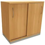 FM Helmets fm Schiebetürenschrank Sidney, 4260267327838 buche 1 Fachboden 80,0 x 44,2 x 78,1 cm