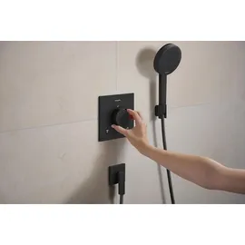 Hansgrohe Ecostat Comfort E Duschthermostat Unterputz für 2 Verbraucher Mattschwarz 33711670