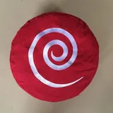 Yogakissen, Meditationskissen mit Om Zeichen (Rot)