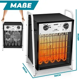 Masko Elektroheizer 9 KW weiß