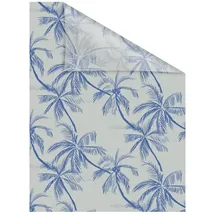 Lichtblick Fensterfolie Floral Blau, B/L: ca. 50x100 cm