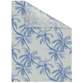 Lichtblick Fensterfolie Floral Blau, B/L: ca. 50x100 cm