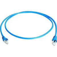Telegärtner 100009129 RJ45 Netzwerkkabel, Patchkabel CAT 6a S/FTP CAT6a, 50 m Blau Flammwidrig, Halogenfrei, UL-zertifiziert 1St.