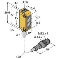 Turck Einweg-Lichtschranke Q12RB6RQ5