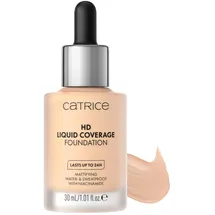Catrice HD Liquid Coverage Foundation 002 porcelain beige 30 ml