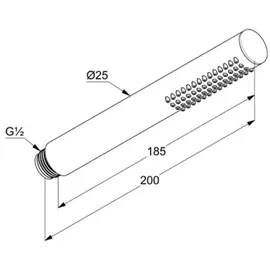 Kludi Nova Fonte Handbrause 1S, 3912053-00,