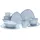 CreaTable Kombiservice Cloudy 10-tlg. für 2 Personen blau