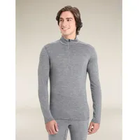 Icebreaker 200 Oasis Long Sleeve Half Zip gritstone hthr-013