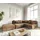 DeLife Ecksofa Clovis Braun Antik Optik Modular Hocker Ottomane Rechts, Design Ecksofas, Couch Loft, Modulsofa, modular